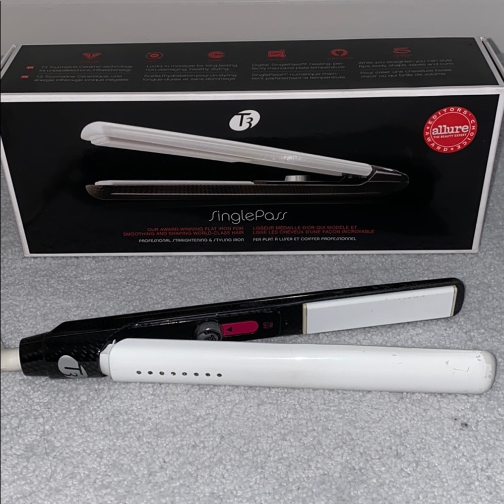 T3 hair straightener single pass 1 inch